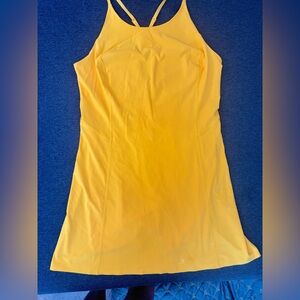 Athleta Infinity Dress in Soft Yellow